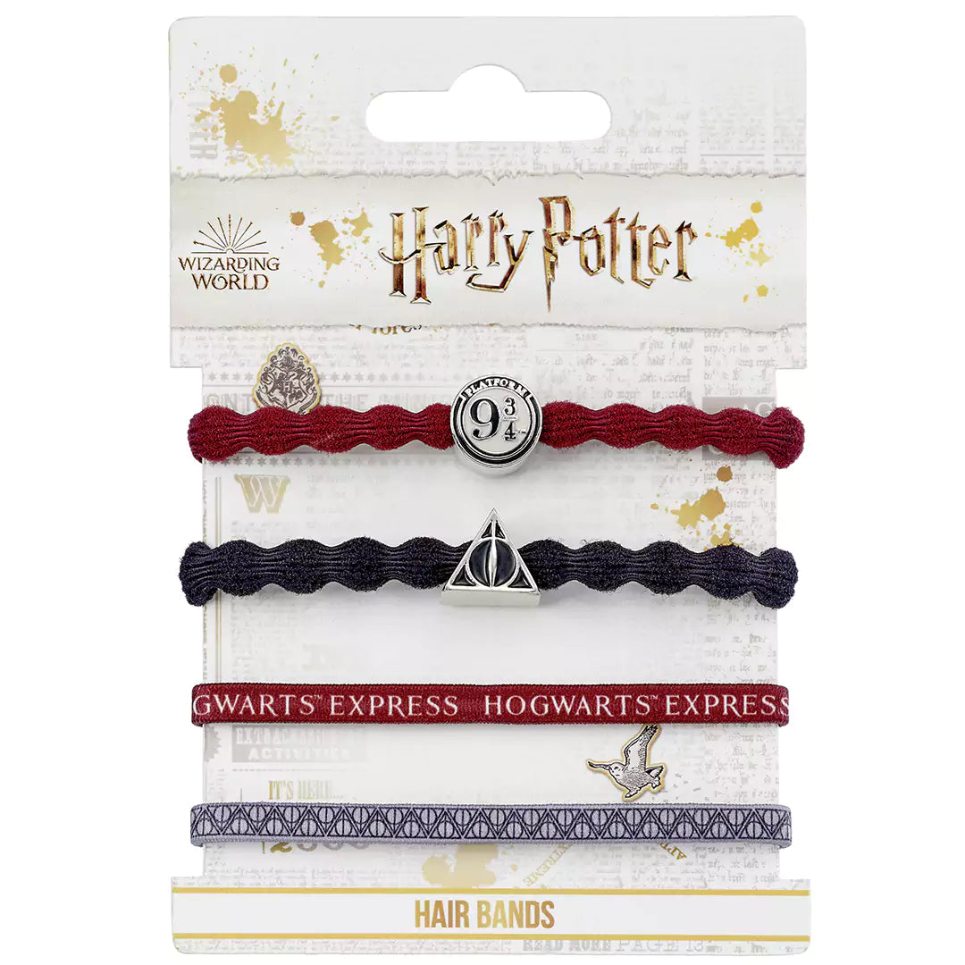 Official Harry Potter Platform 9 3/4 & Deathly Hallows Hair Band Set