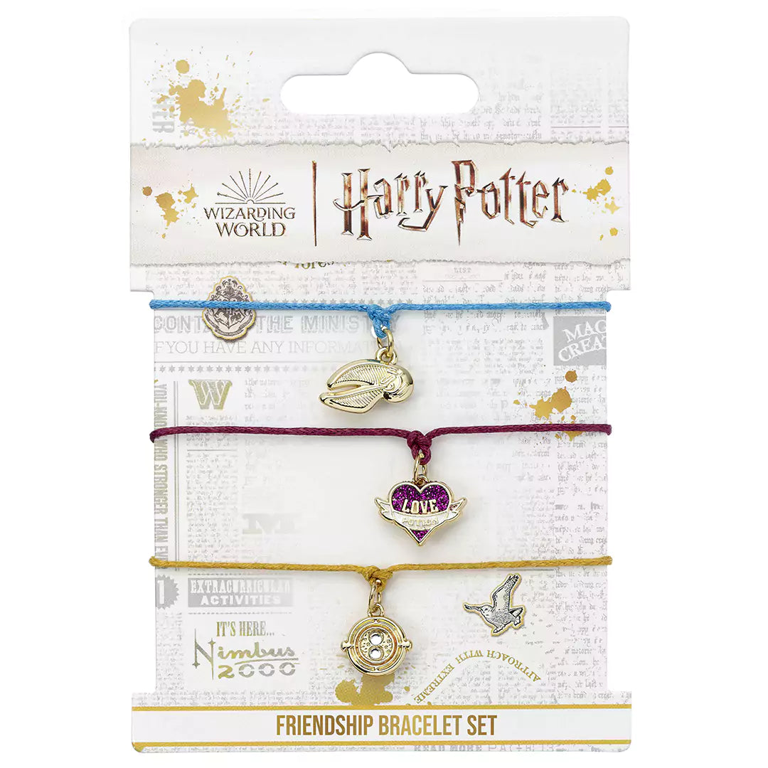 3 friendship bracelets - Golden - Harry Potter