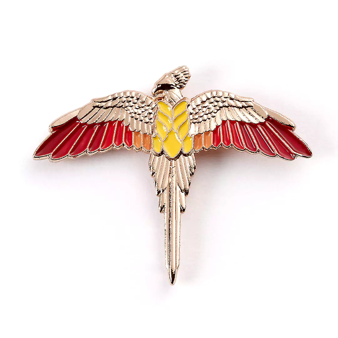 Rose Gold Plated Fawkes Pinbadge - Harry Potter