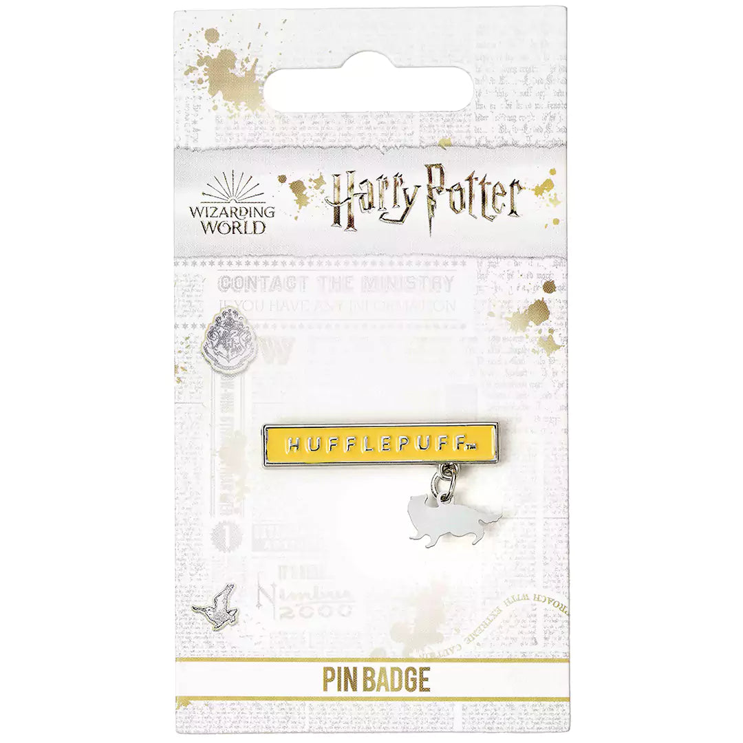 Hufflepuff plaque pin badge - Harry Potter