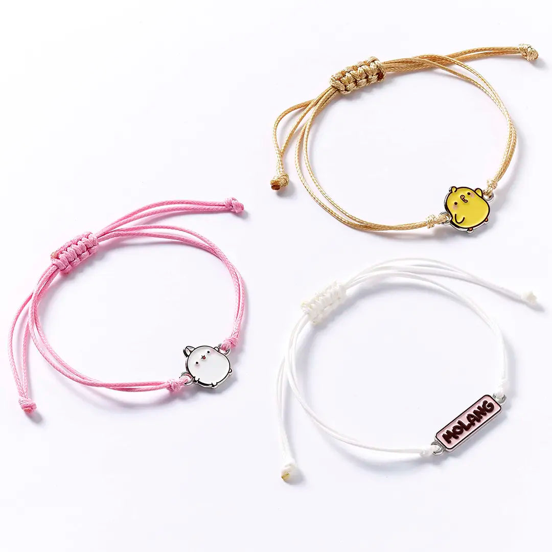 Friendship Bracelet Set - Molang and Piu Piu