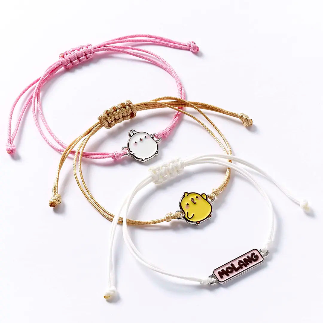 Friendship Bracelet Set - Molang and Piu Piu