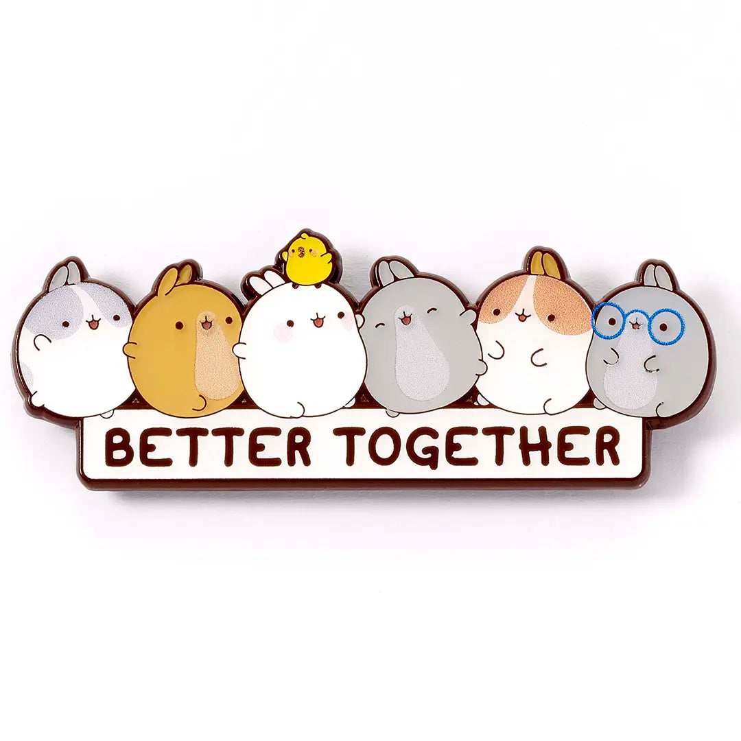 Pin Badge - Better Together - Molang