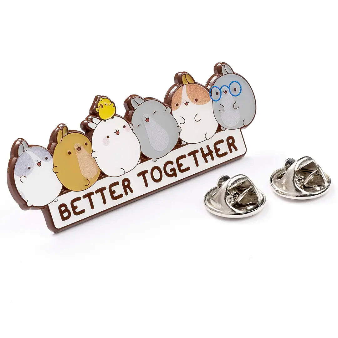 Pin Badge - Better Together - Molang