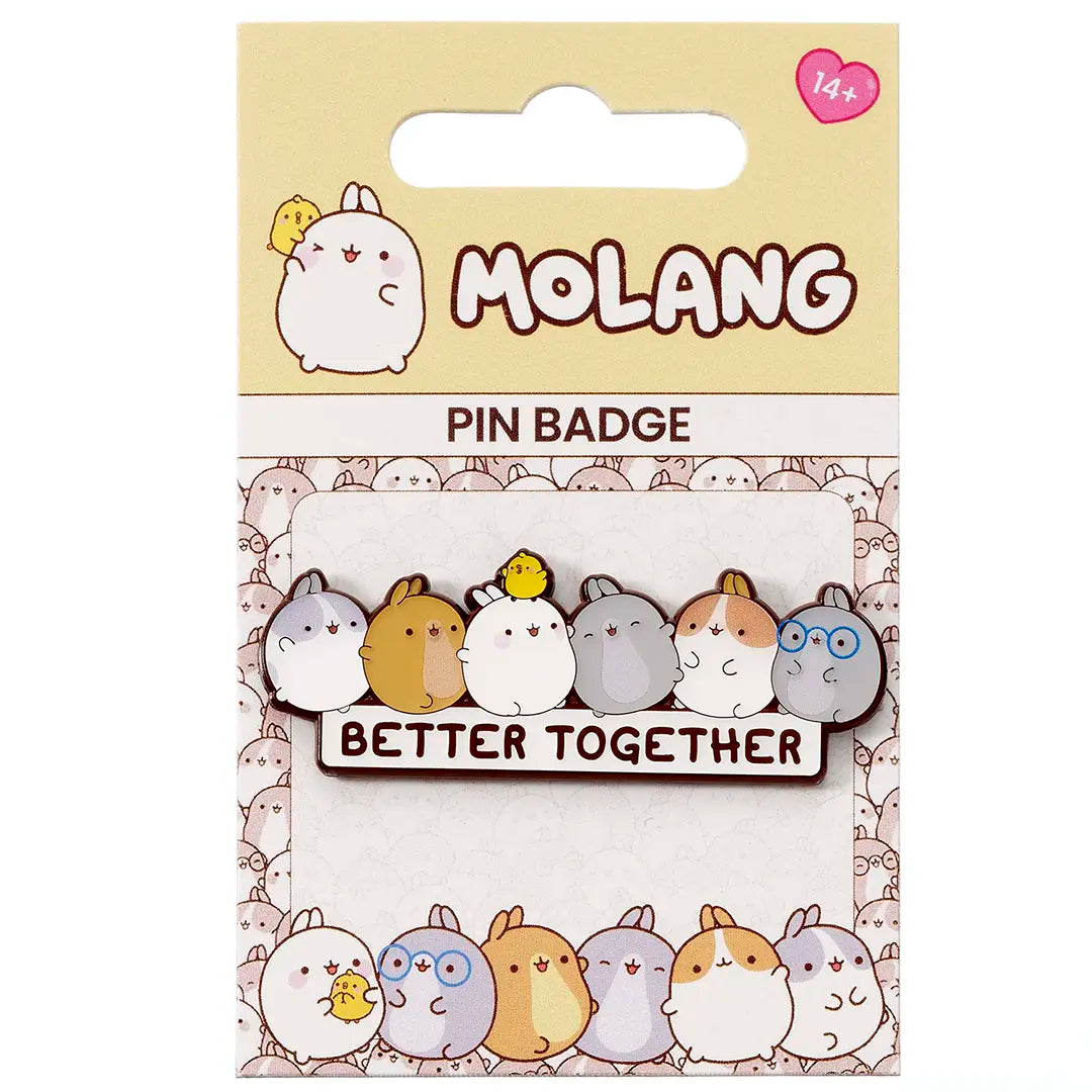 Pin Badge - Better Together - Molang