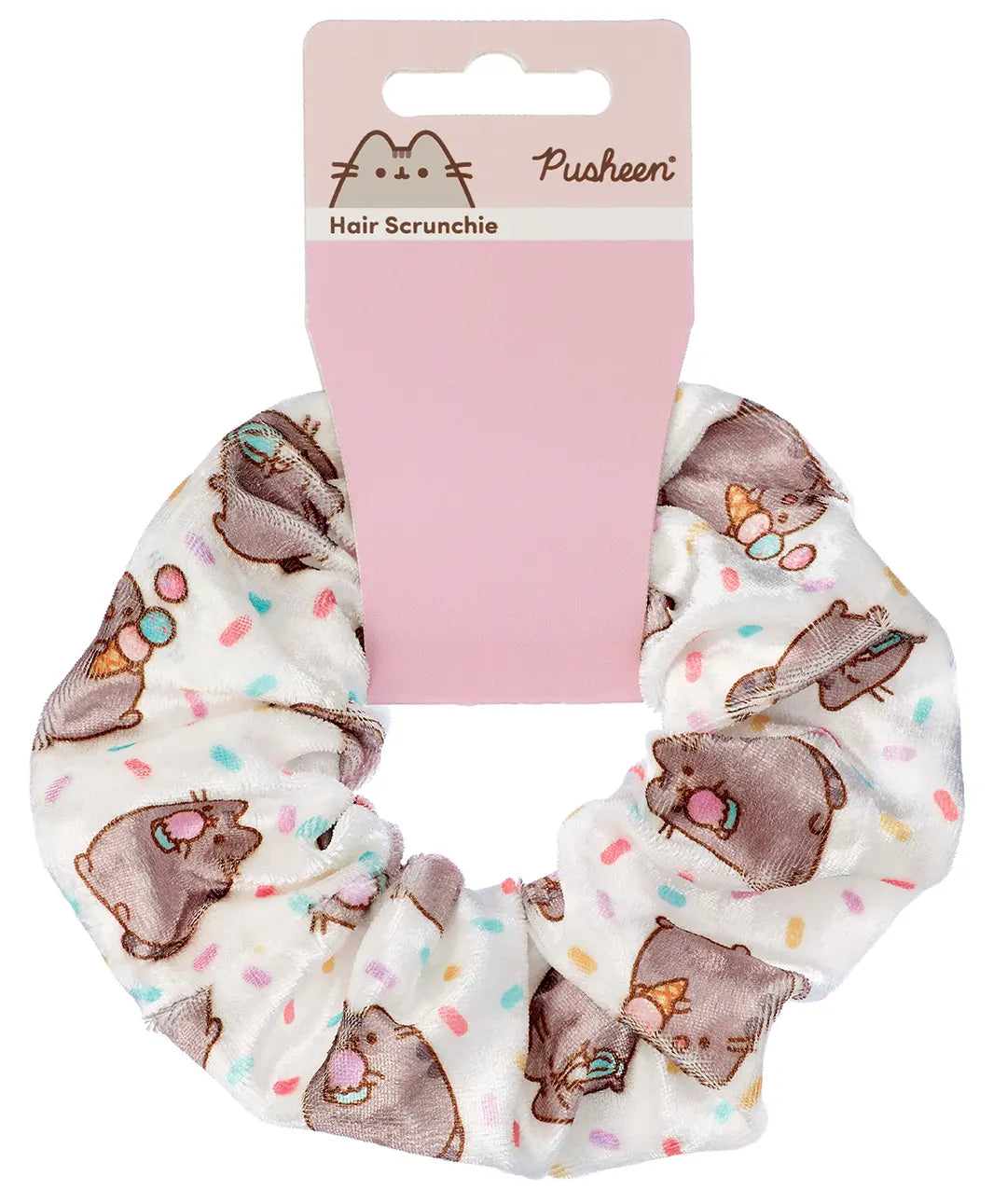 Pusheen the cat and ice cream scrunchie - Pusheen