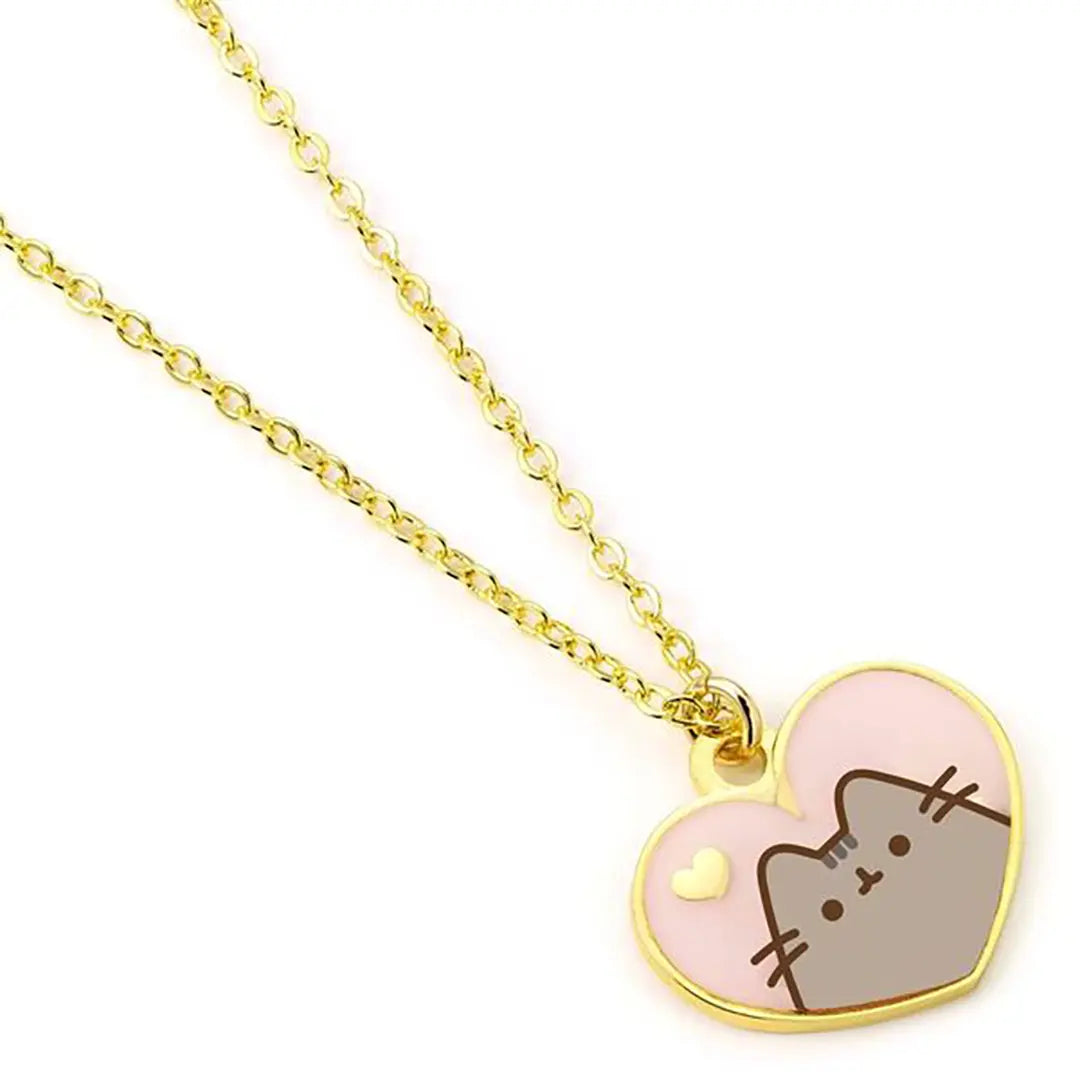 Pusheen the cat heart necklace - Pusheen