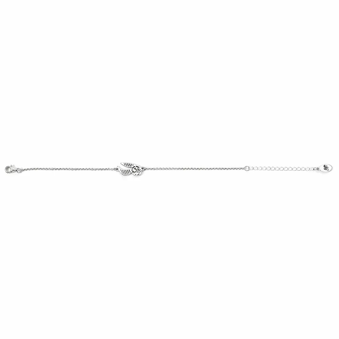 Sterling silver Golden Snitch Charm Bracelet - Harry Potter