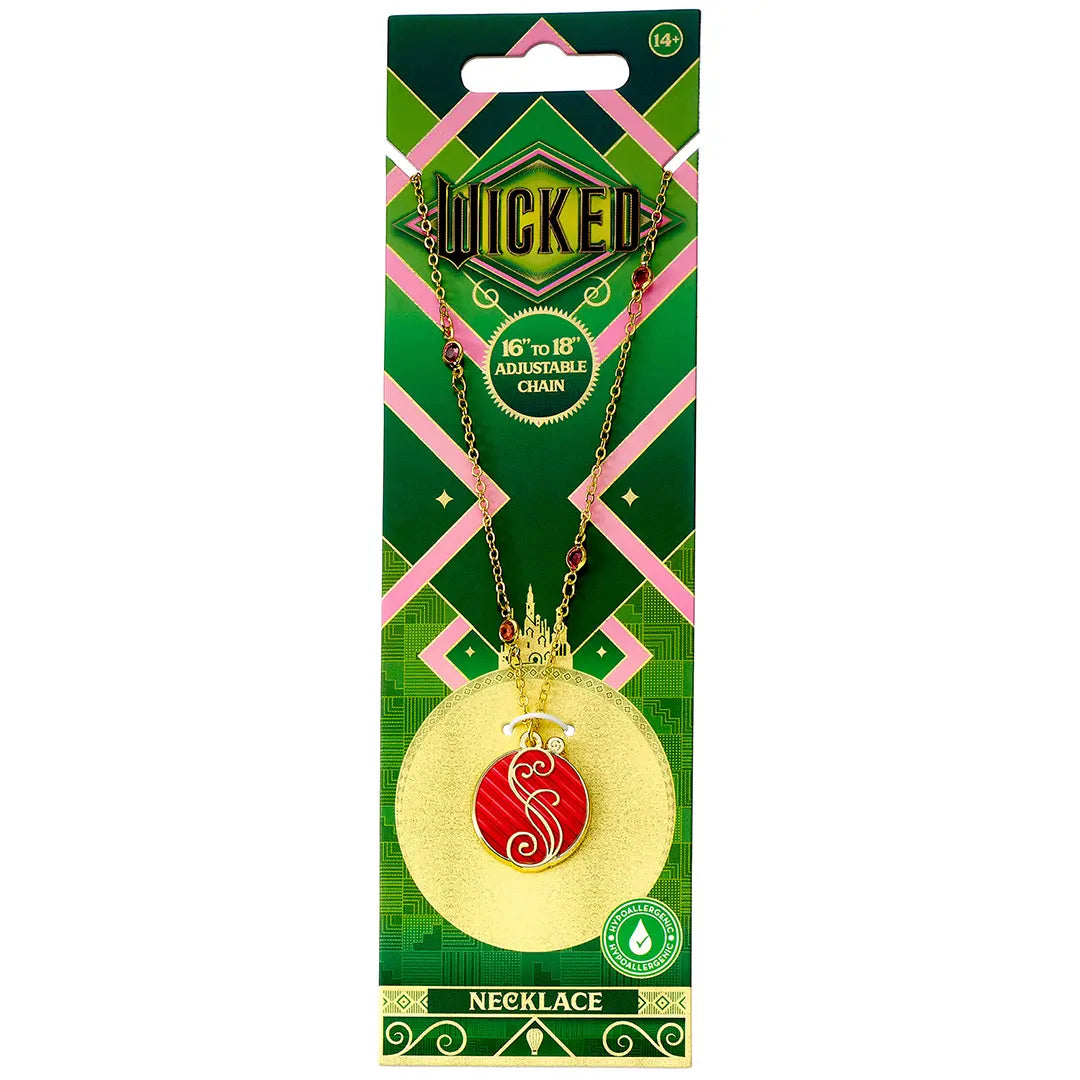 Blue Shiz Logo Necklace - Wicked