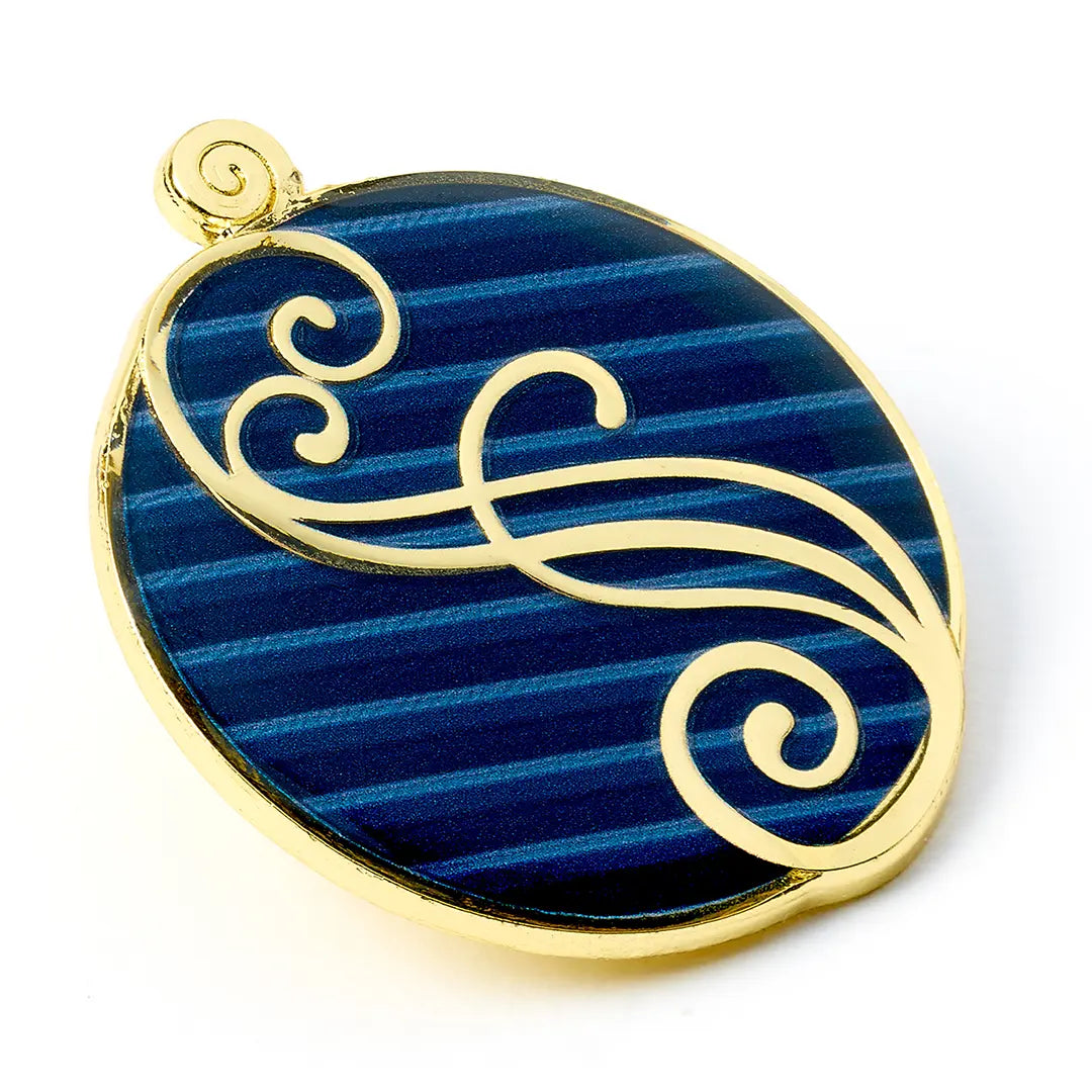 Blue Shiz Pin Badge - Wicked
