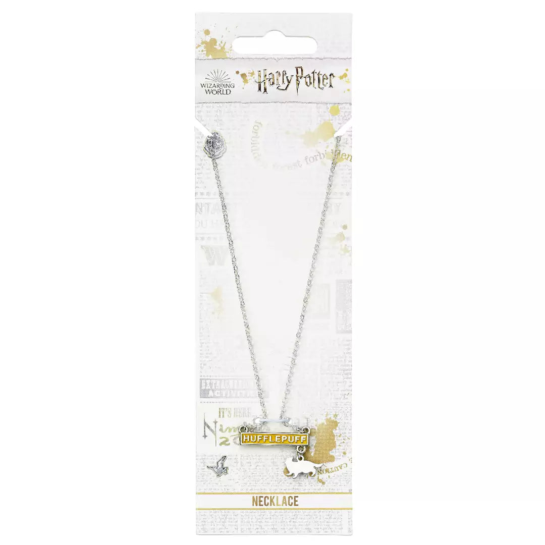Hufflepuff plaque Necklace - Harry Potter