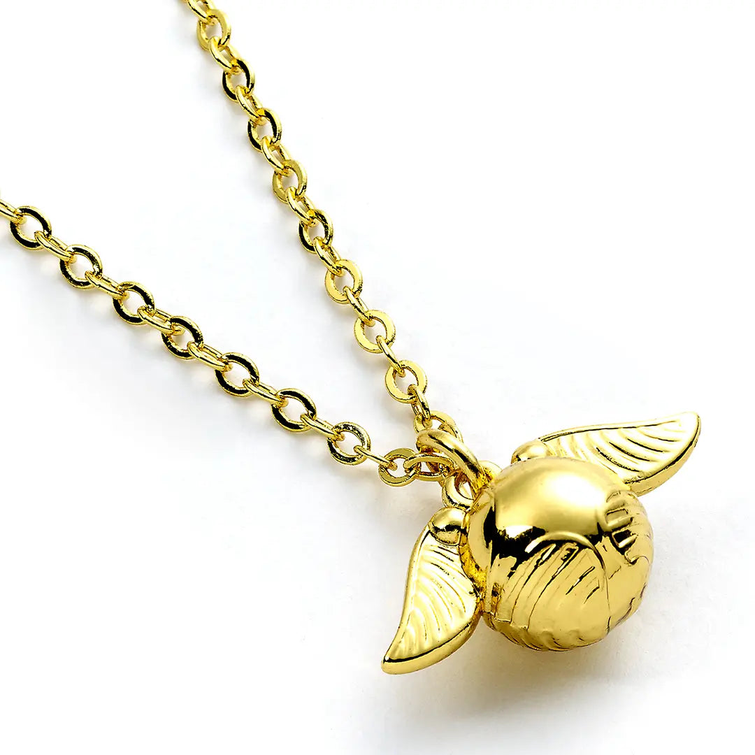Golden Snitch Gold Necklace - Harry Potter