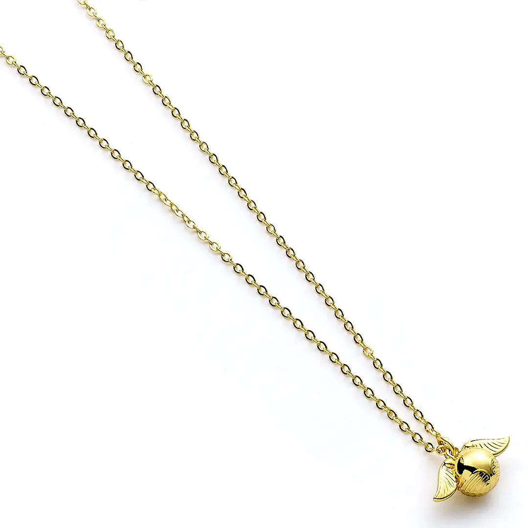 Golden Snitch Gold Necklace - Harry Potter