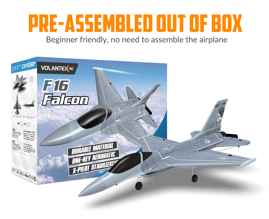 F16 Fighting Falcon Gyro 4CH 270mm RTF