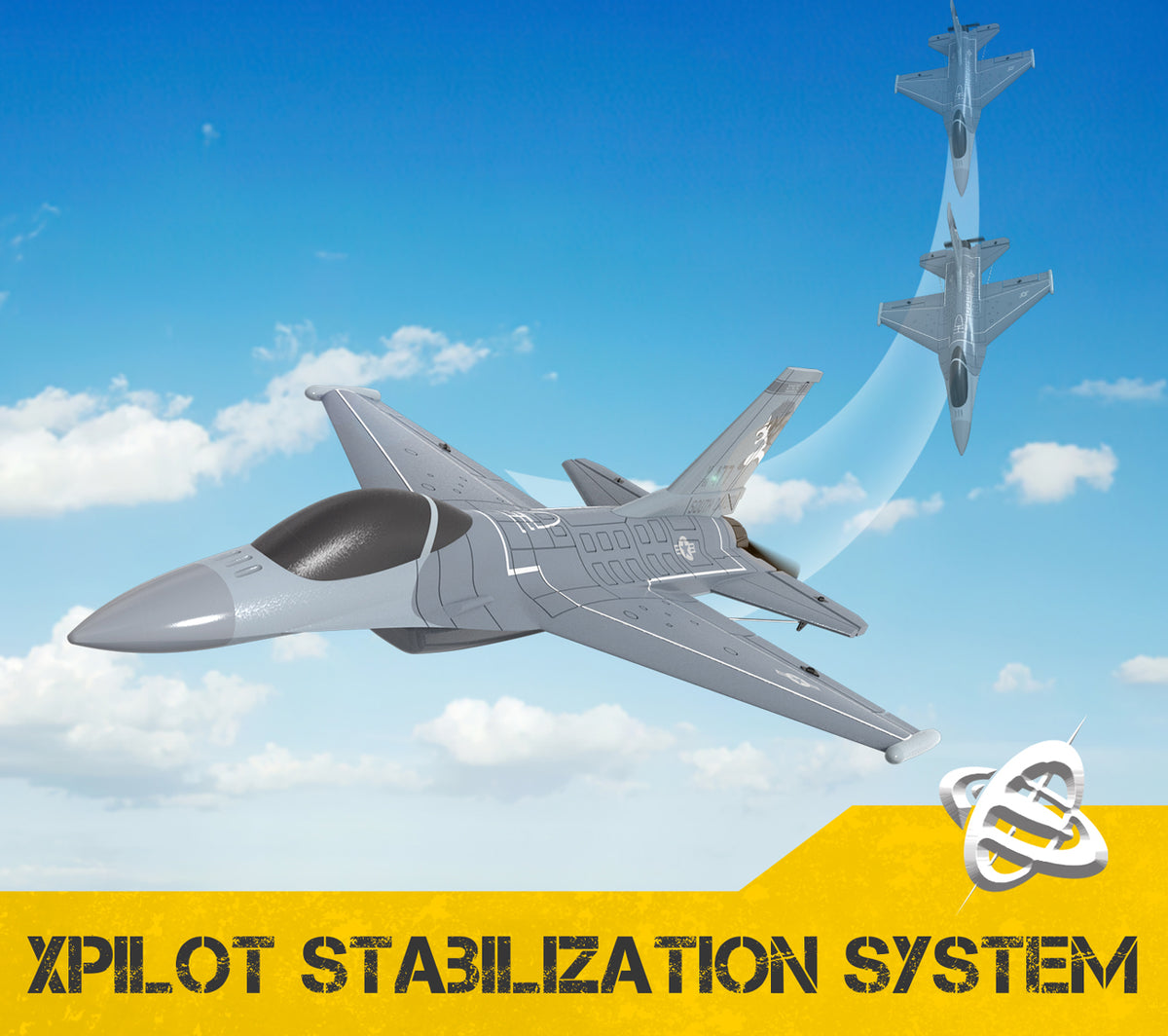 F16 Fighting Falcon Gyro 4CH 270mm RTF
