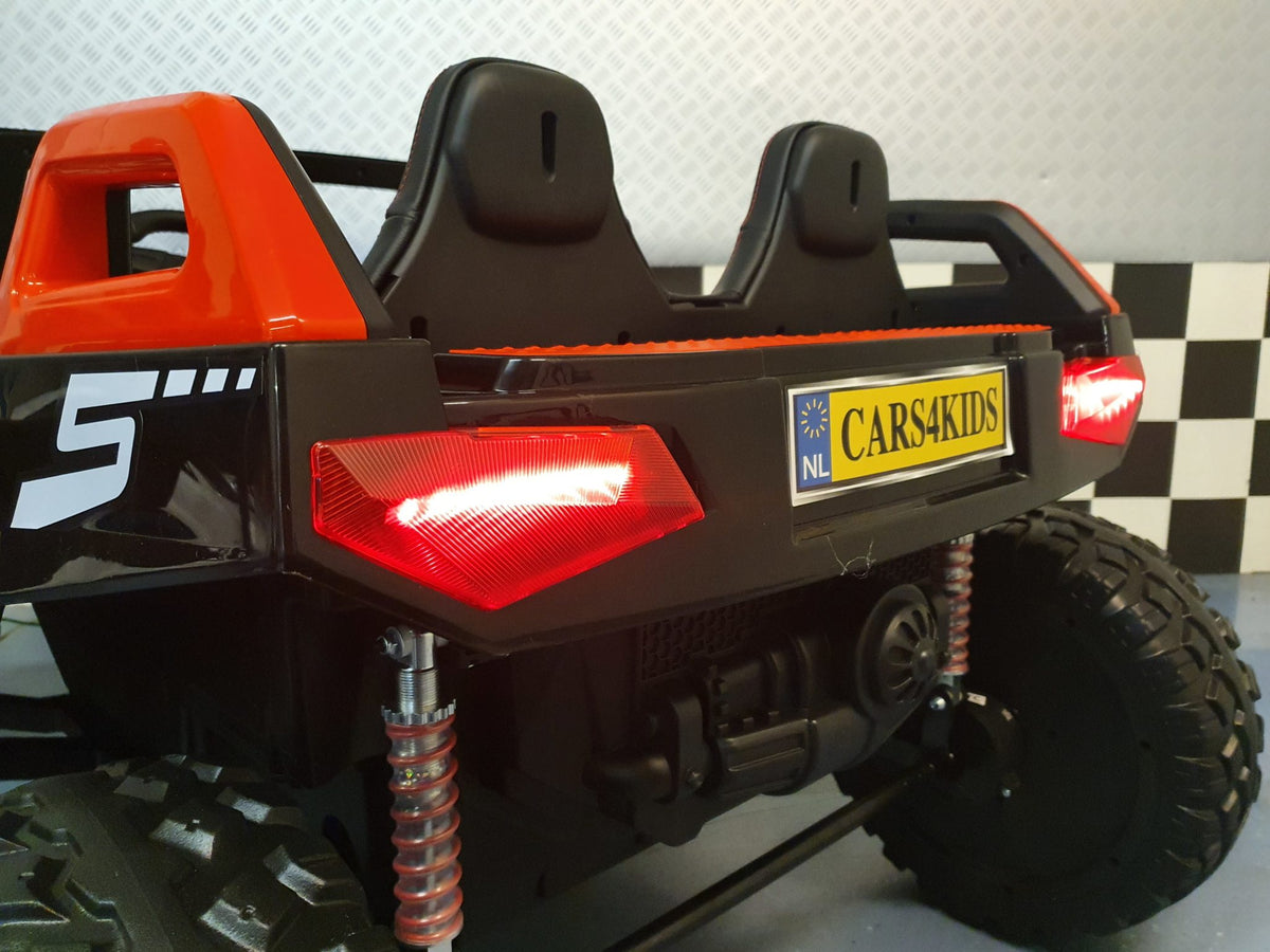 Power Buggy 24V 4-hjulsdrift för barn – 2 personer, röd