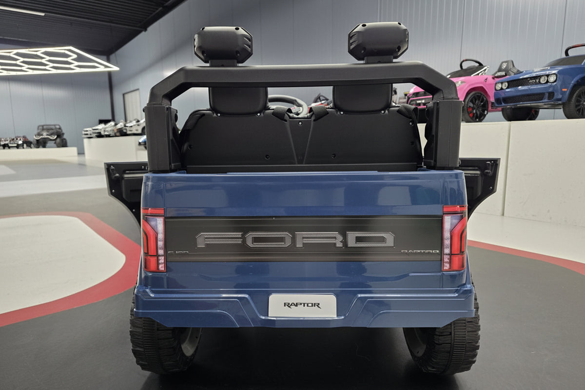 Ford Raptor 24V elbil för barn – 2 personer, svart