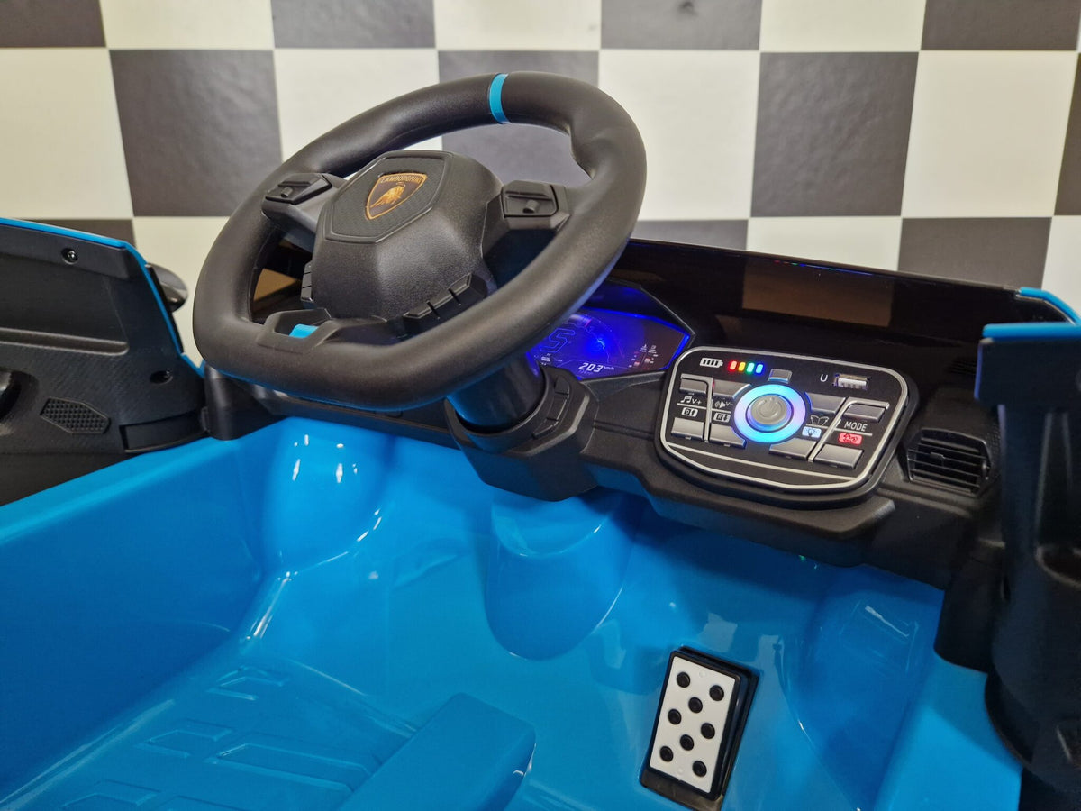 Lamborghini Huracan STO 12V drift elbil för barn – 1 person