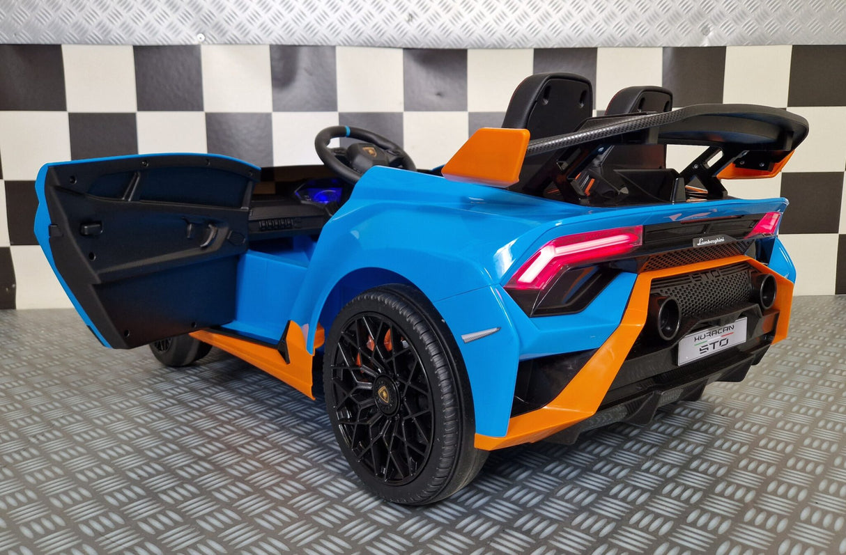 Lamborghini Huracan STO 12V drift elbil för barn – 1 person