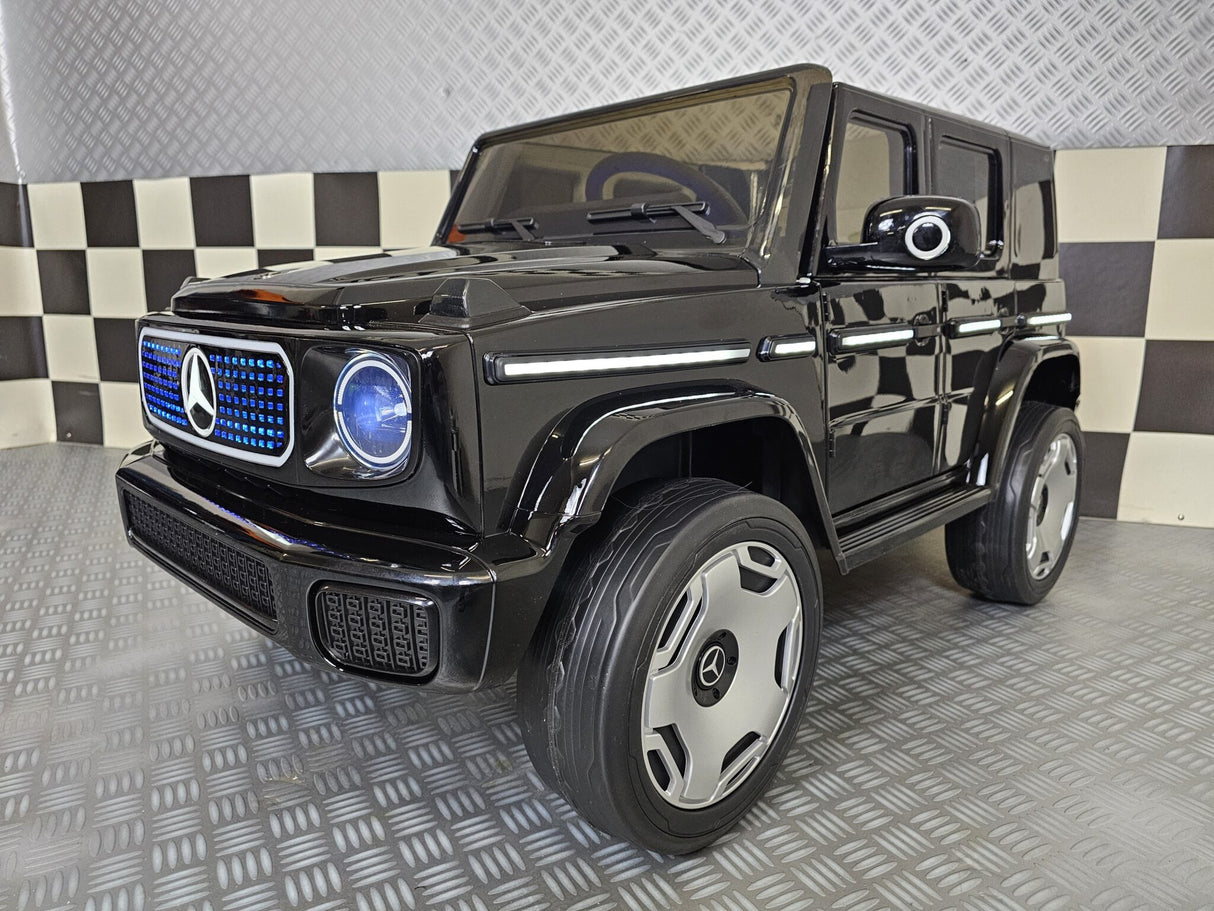 Børnebil Mercedes EQG sort 12 volt
