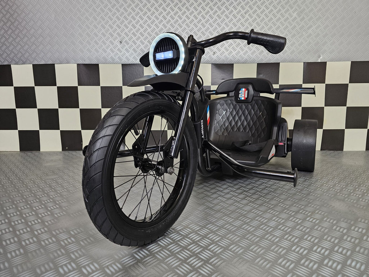 Elektrisk trehjulig motorcykel 24V för barn – svart