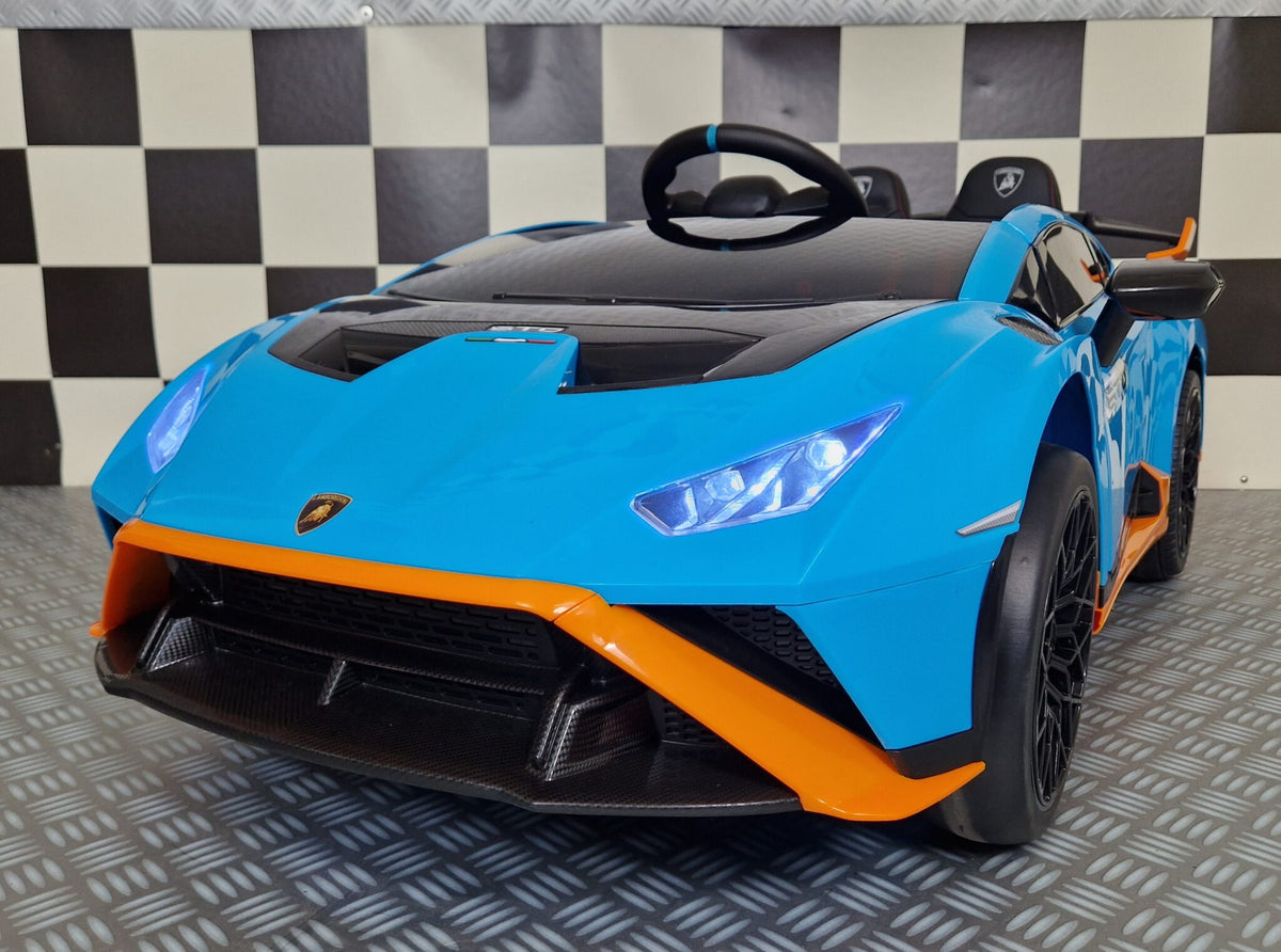 Lamborghini Huracan STO 12V drift elbil för barn – 1 person