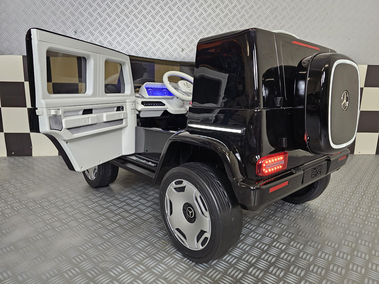 Børnebil Mercedes EQG sort 12 volt