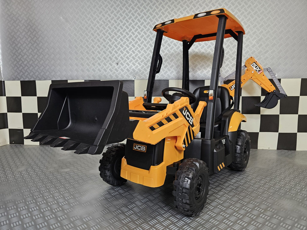 JCB Sitemaster 12V barntraktor med tak