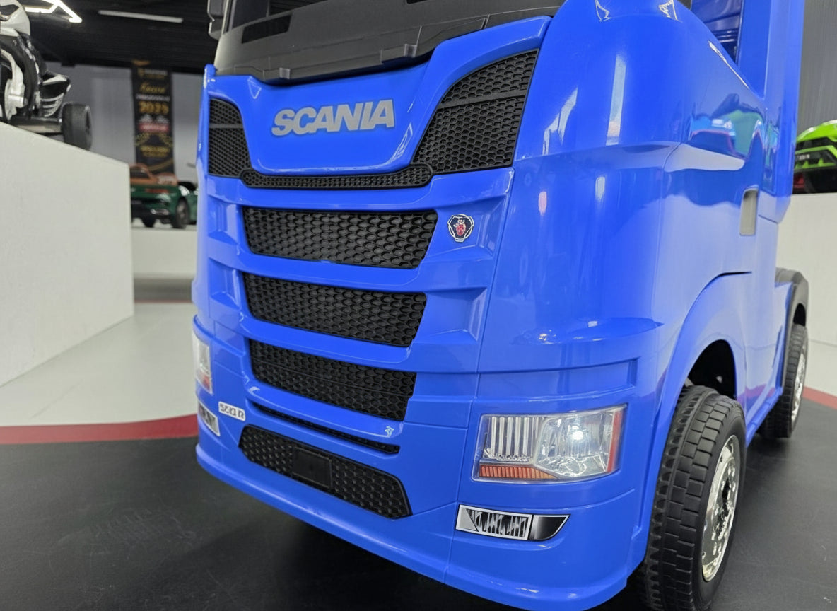 Scania lastbil 12V elbil til børn – blå