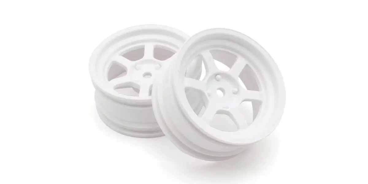 Kyosho 1:10 Fazer FZD2 Rays TE37V Wheel Offset 5mm (2) White
