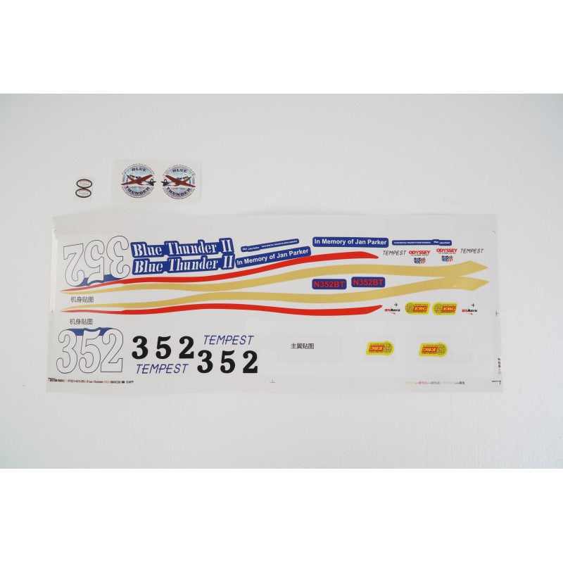 1100mm P51D Blue Thunder 2 - Decal sheet