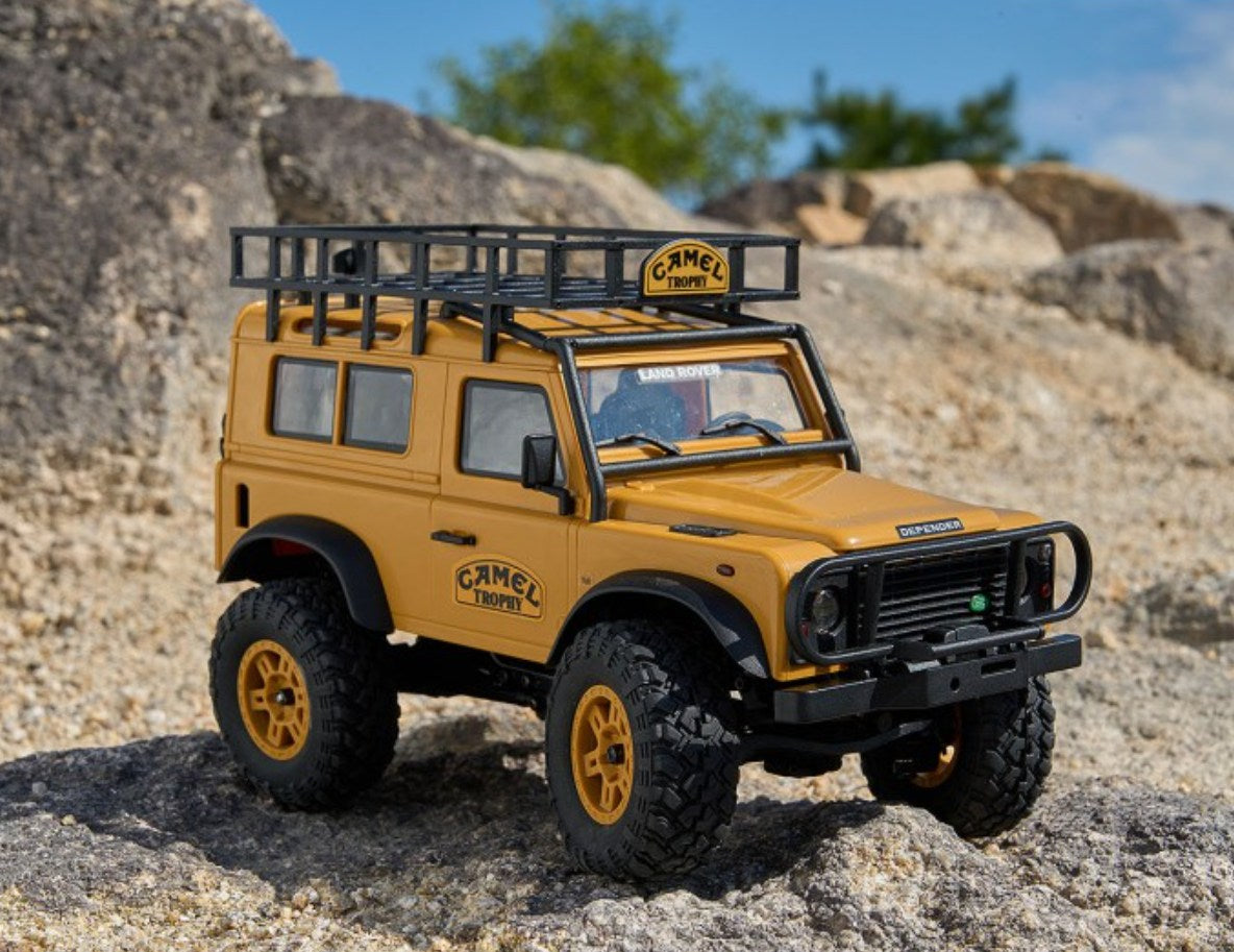 1/24 Land rover Defender 90 FCX24M crawler RTR kit - Camel Trophy