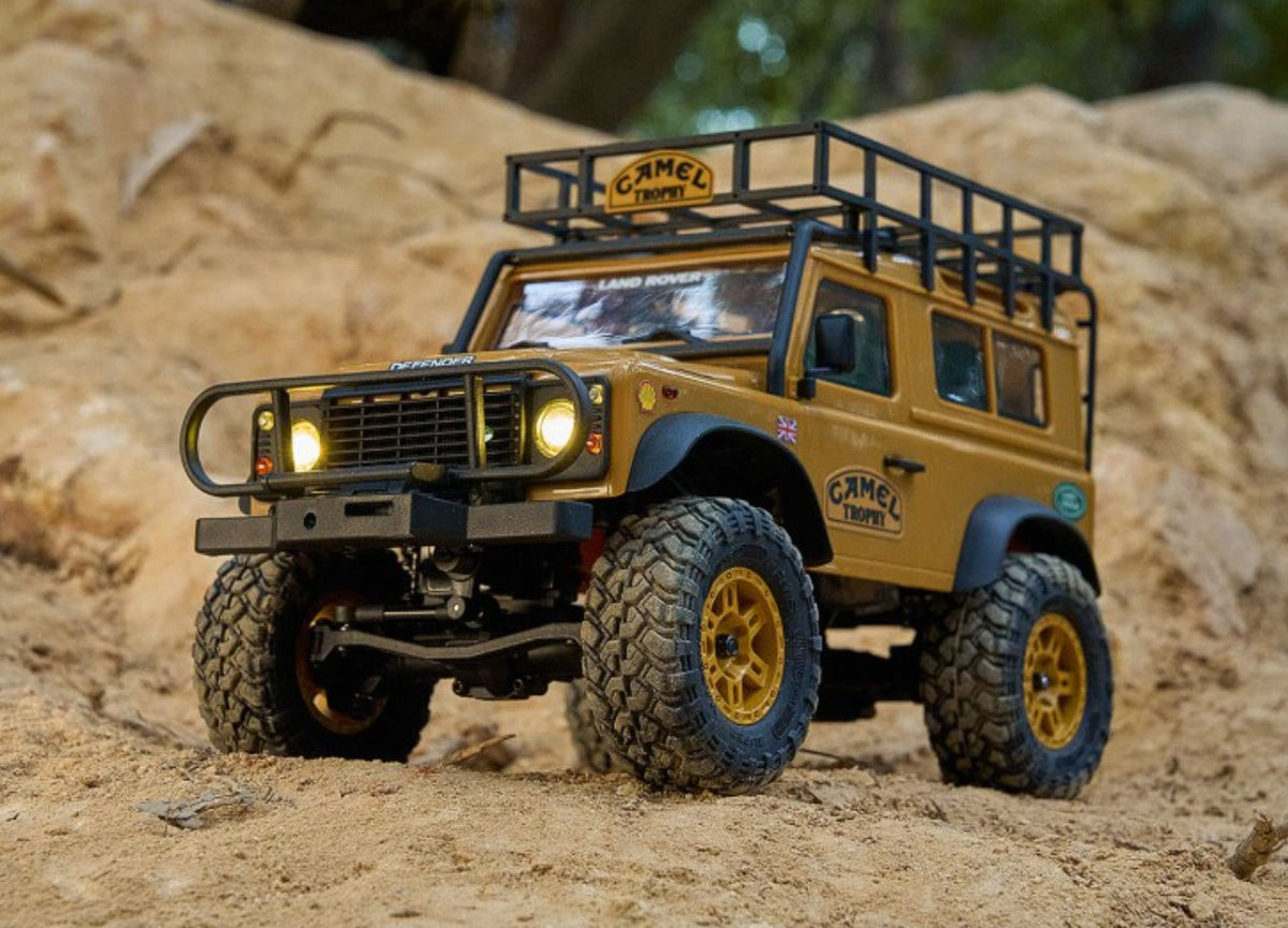 1/24 Land rover Defender 90 FCX24M crawler RTR kit - Camel Trophy