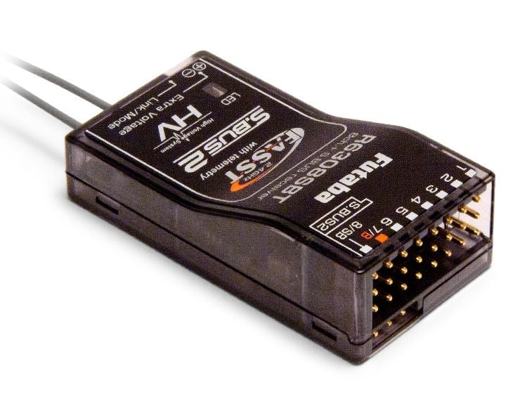 Receiver 8CH S.BUS, S.BUS2, 2.4GHz FASST Limited QTY