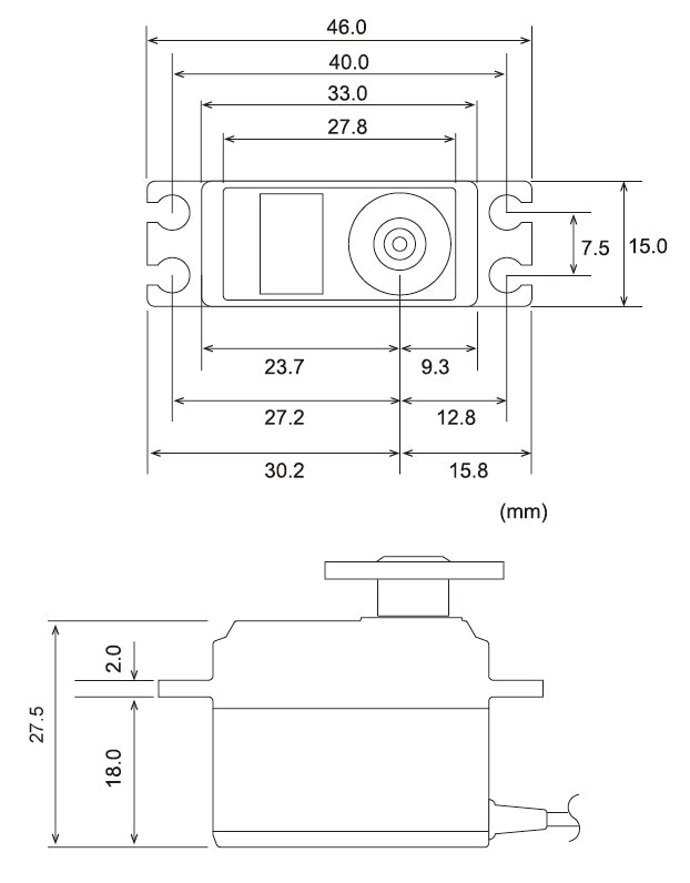 S-A401 Airplane Servo 5,7kg 0.11s HV S.BUS
