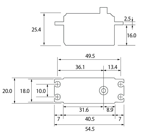 S-C400 Car Servo 8kg 0.08s HV S.BUS