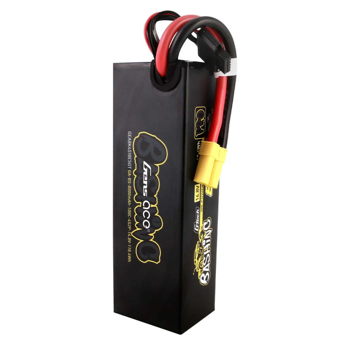 GENS ACE GE5-8000-4C5GT - GensAce Extreme LiPo 4S 14.8V-8000-100C EC5 157x53x42mm 760g G-Tech