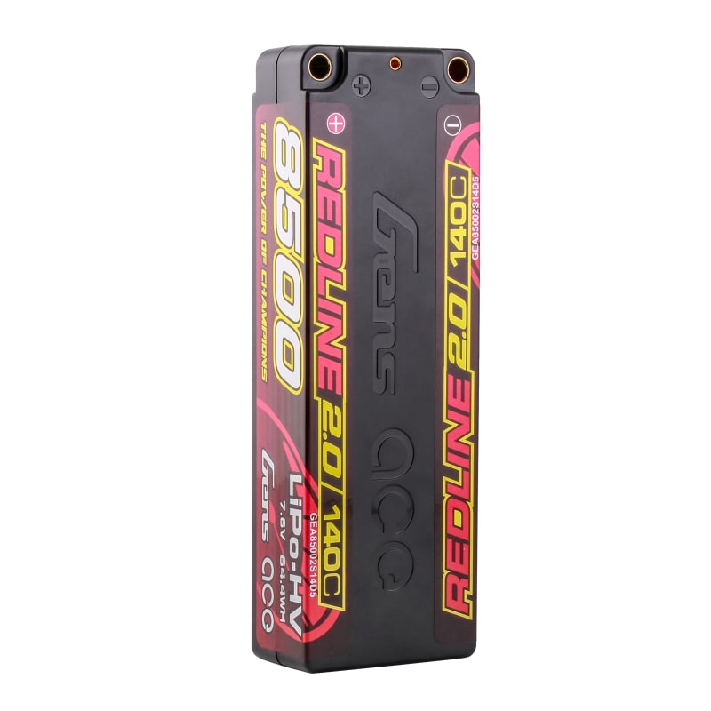 GENS ACE GEA85002S14D5 - GensAce Redline 2.0 2S HV 7.6V-140C-8500 139x47x25mm 302g