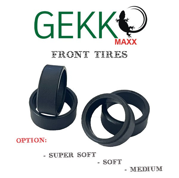 Gekko Maxx GKM-013-S - Front Tires F8.5 (4pcs) - Soft