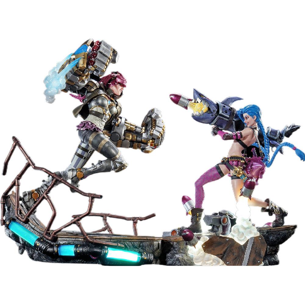 PureArts League of Legends - Jinx & Vi 1/6 Scale Statue Bundle