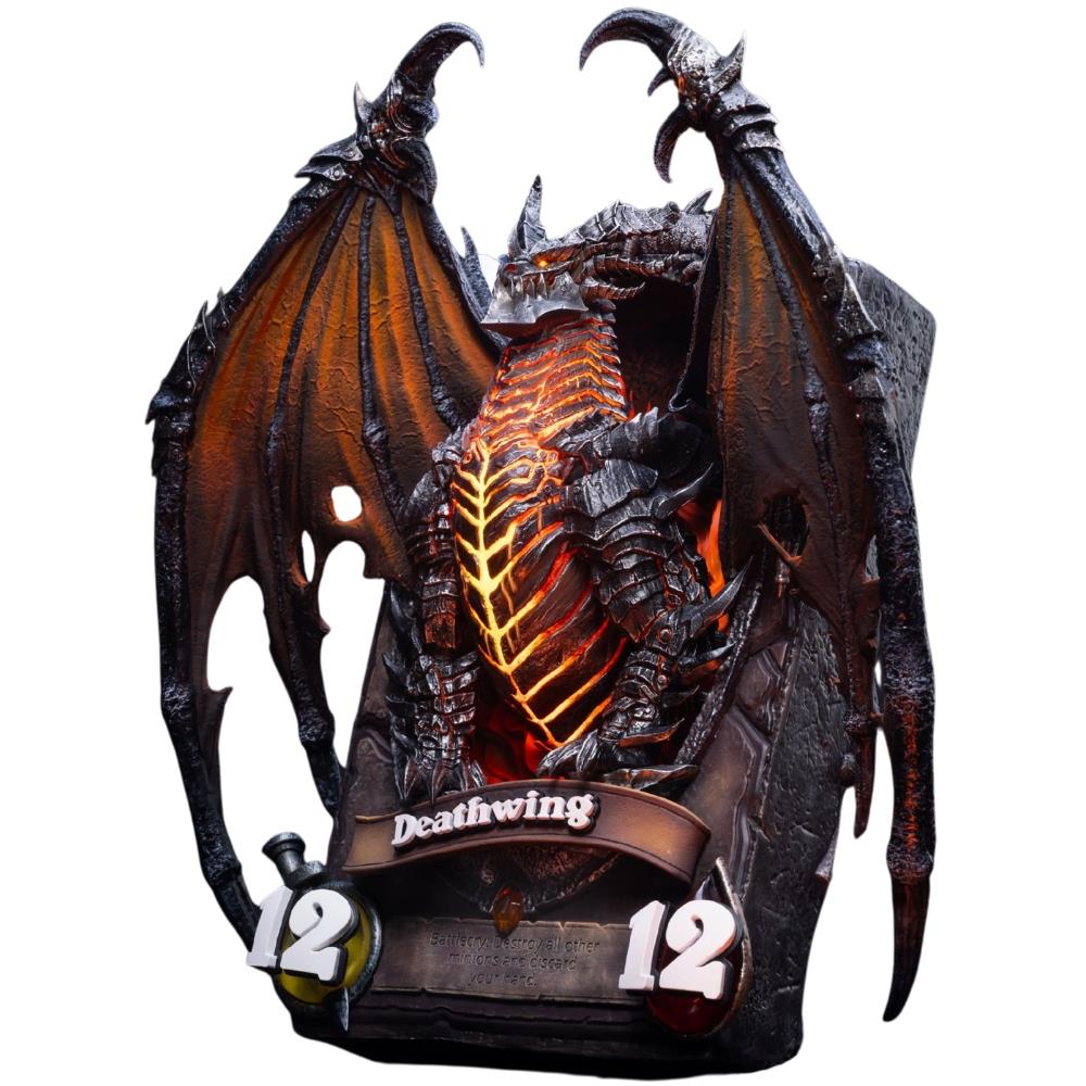 Blizzard Hearthstone Deathwing Art Statue Frame
