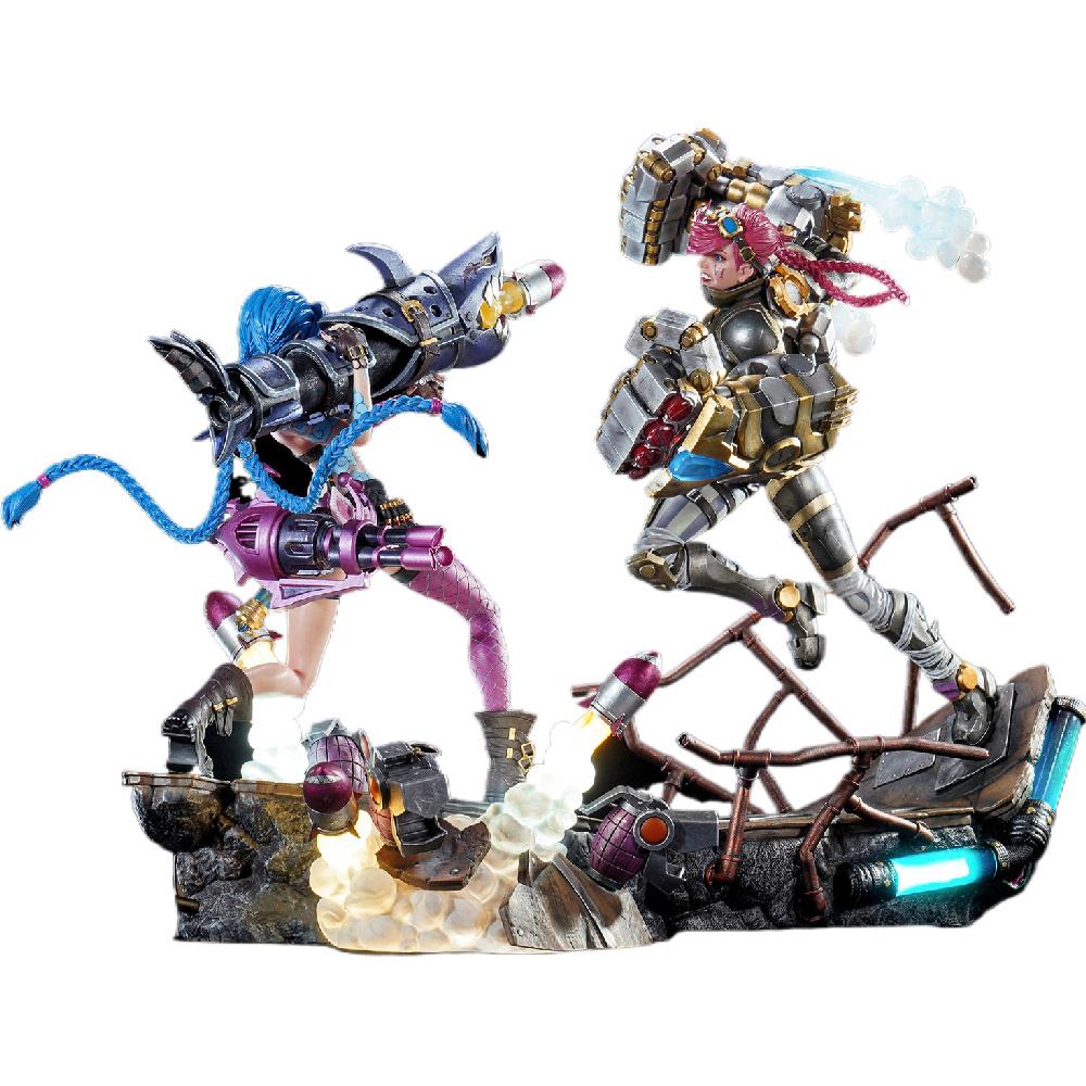 PureArts League of Legends - Jinx & Vi 1/6 Scale Statue Bundle