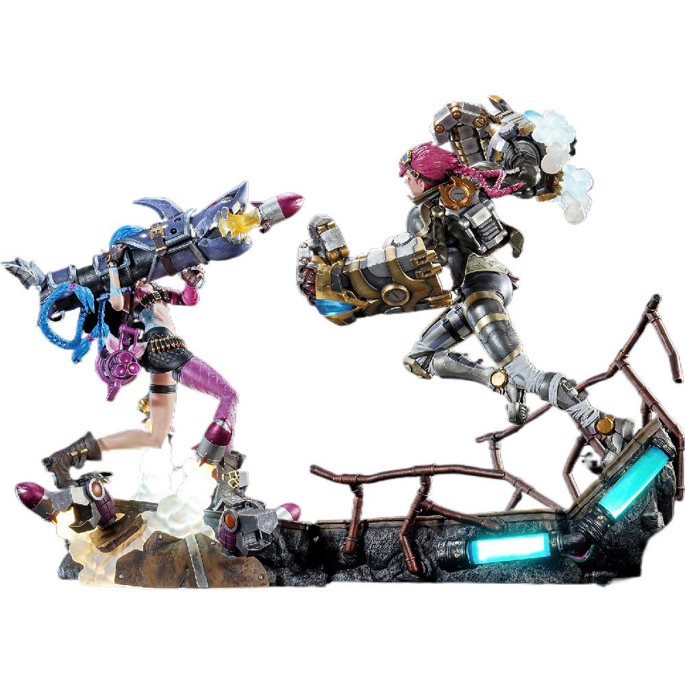 PureArts League of Legends - Jinx & Vi 1/6 Scale Statue Bundle