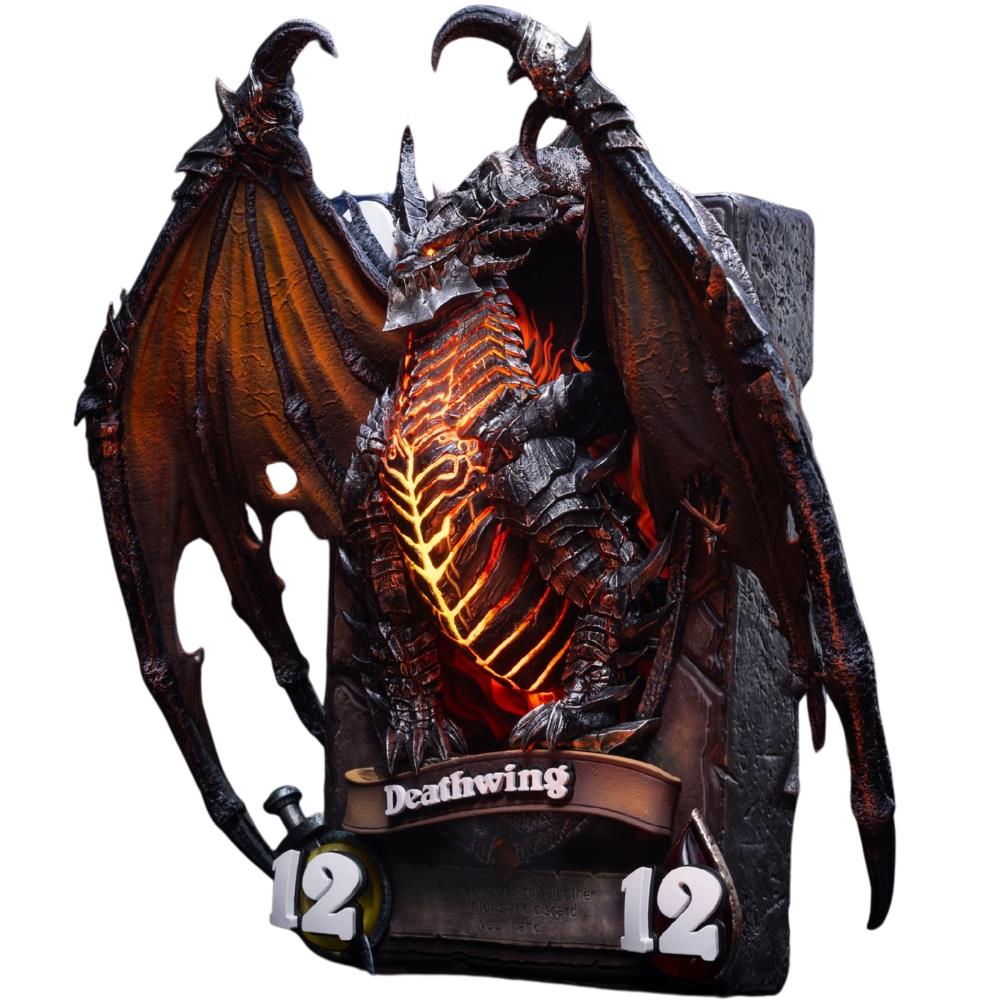Blizzard Hearthstone Deathwing Art Statue Frame