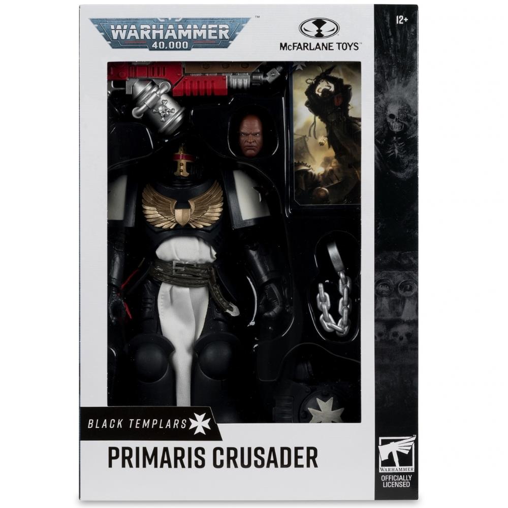 Warhammer 40,000 Primaris Crusader (Black Templars) 7in Action Figure McFarlane Toys