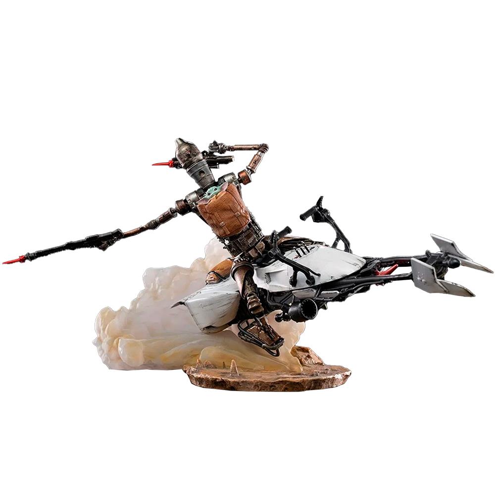 Iron Studios The Mandalorian - IG-11 and The Child Statue Deluxe Art Scale 1/10