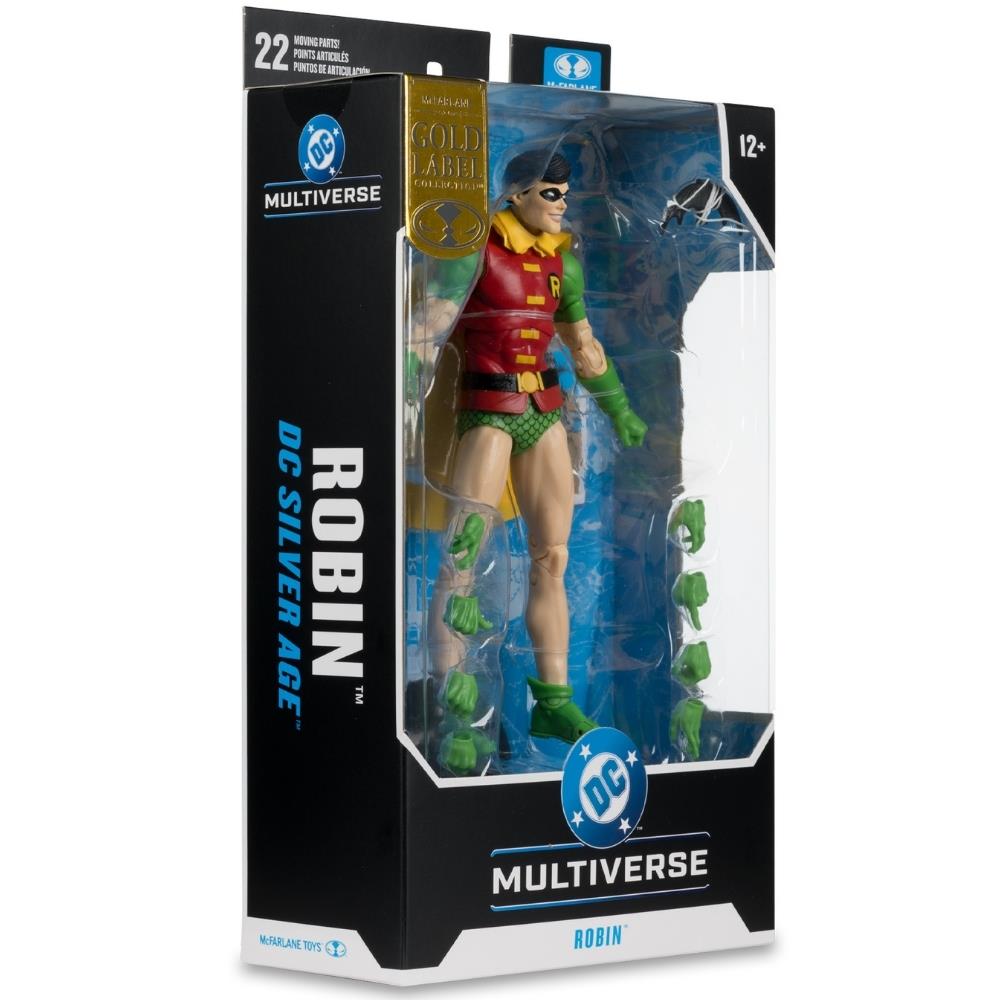 DC Multiverse Robin (Silver Age) 7in Action Figure Gold Label McFarlane Toys