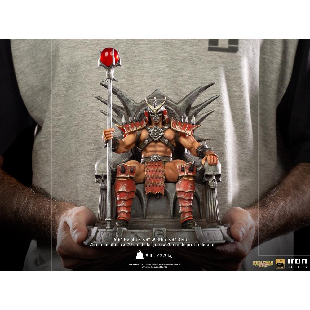 Iron Studios Mortal Kombat - Shao Kahn Statue Deluxe Art Scale 1/10