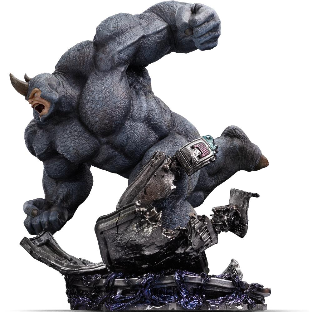 Iron Studios SPIDER-MAN VS. VILLAINS - Rhino Diorama BDS Statue 1/10