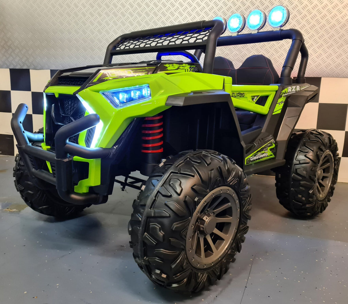 Barnbuggy 12V – 1 person, grön